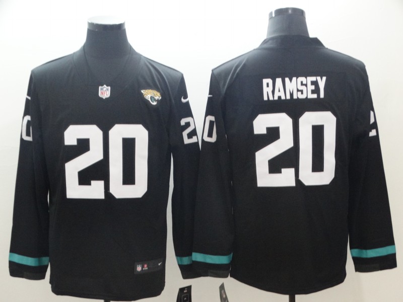 Men's Jacksonville Jaguars #20 Jalen Ramsey Black Jersey